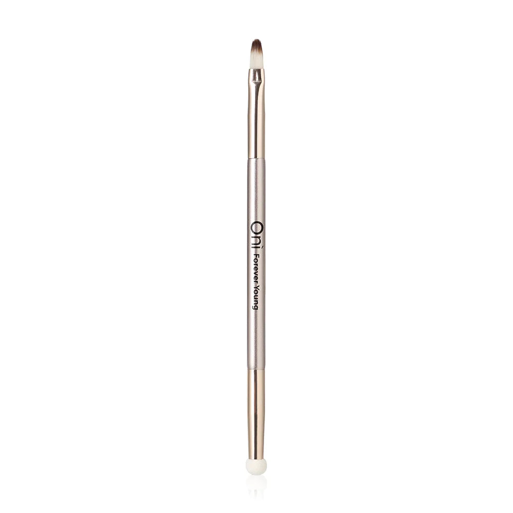 Oni Dual-Ended Detail Concealer Brush - #Champagne