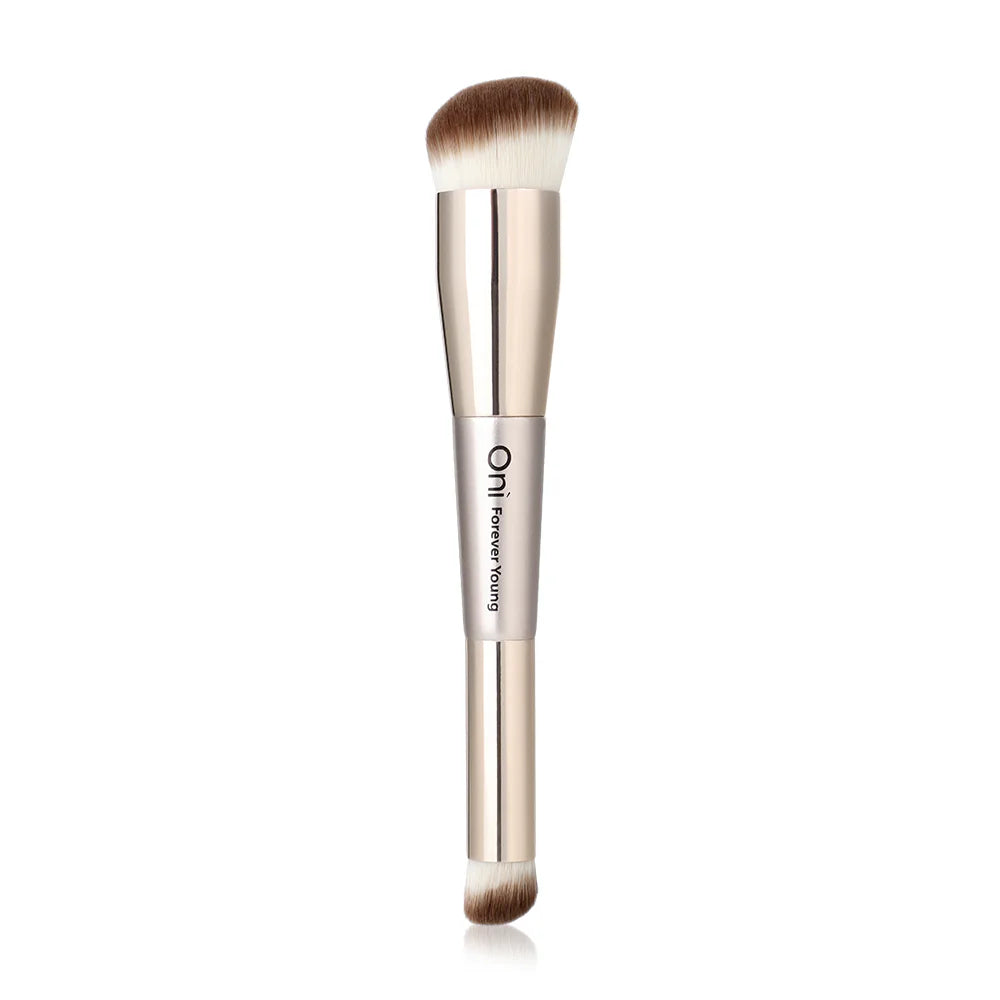 Oni Dual-Ended Foundation & Concealer Brush - #Champagne