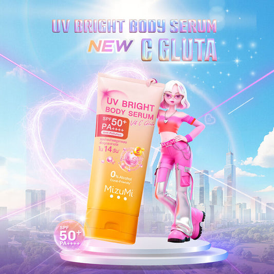 MizuMi UV Bright Body Serum Vit C Gluta 180ml