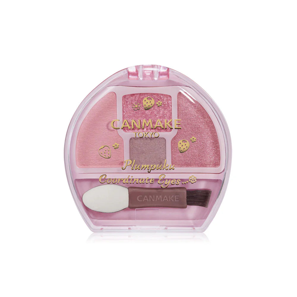 Canmake Plumpuku Coordinate Eyes Eyeshadow Palette 1.4g #04 Ichigo