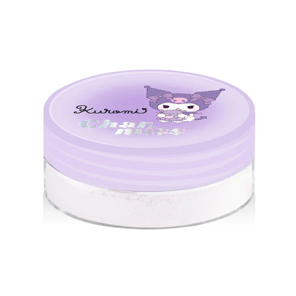 Charmiss Blooming Heart Loose Powder 5.5g #02 Lilac Lock Kuromi Pattern
