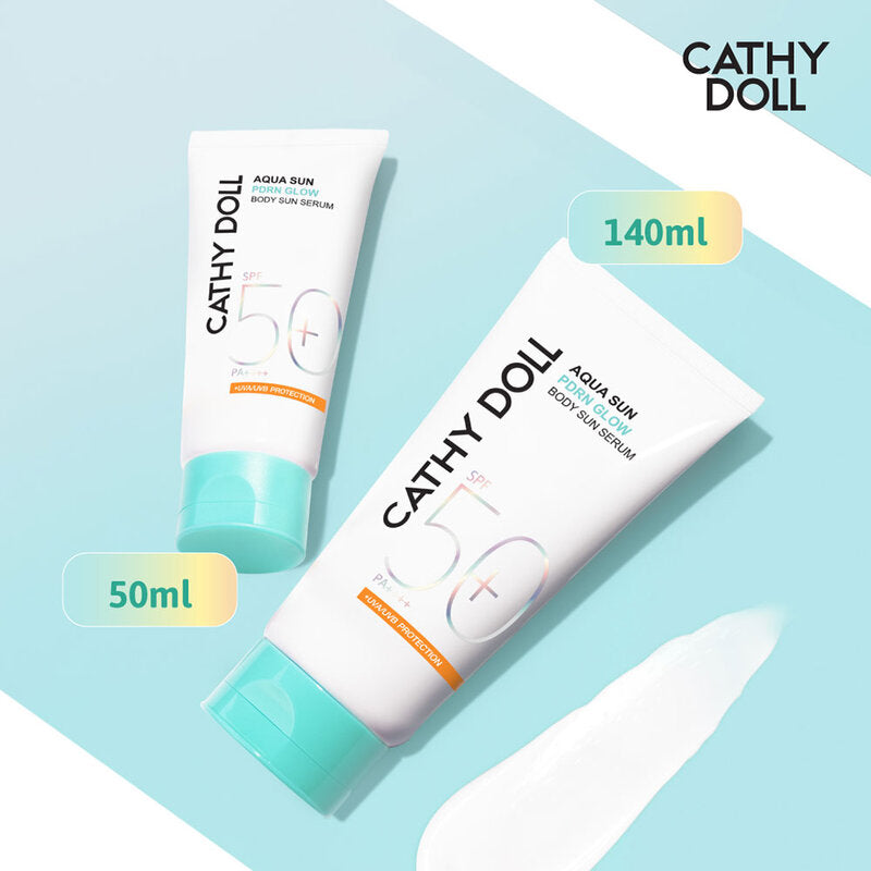 Cathy Doll Aqua Sun PDRN Glow Body Sun Serum SPF50 PA 50ml