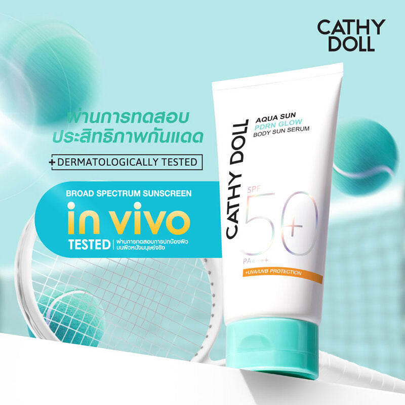 Cathy Doll Aqua Sun PDRN Glow Body Sun Serum SPF50 PA 50ml