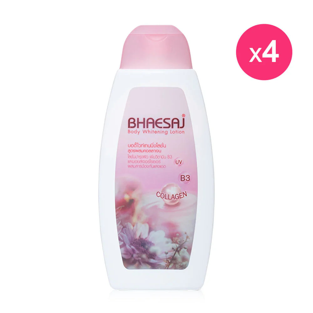 BHAESAJ Body Whitening Lotion Collagen 150ml x 4pcs