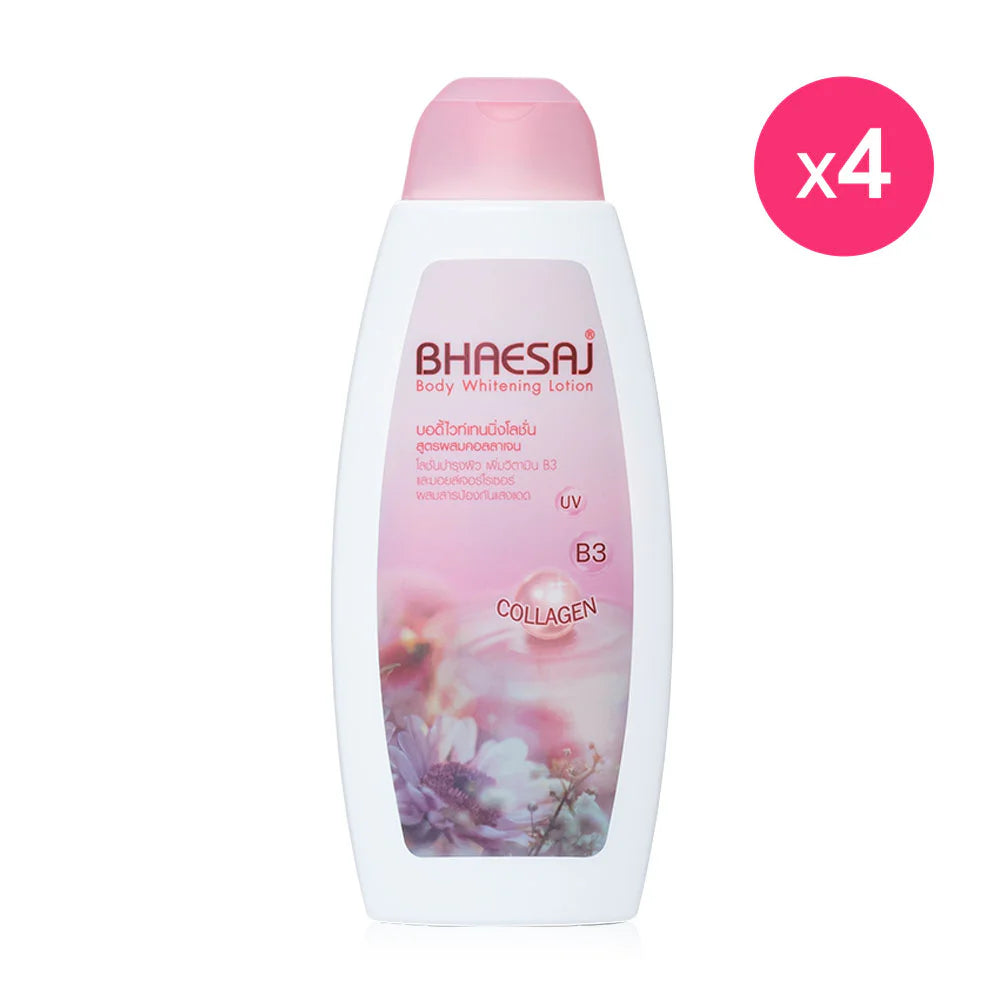 BHAESAJ Body Whitening Lotion Collagen 250ml x 4pcs