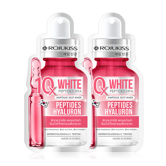 Rojukiss White Peptides Hya 10X Ampoule Jelly Mask 24ml x 2pcs