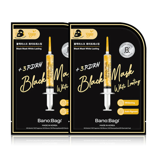 BANOBAGI Black Mask White Lasting 26ml x 2pcs