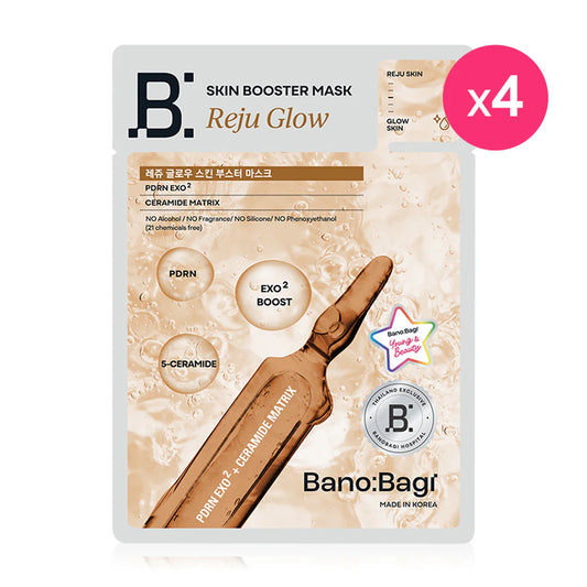 BANOBAGI Reju Glow Skin Booster Mask 25ml x 4pcs