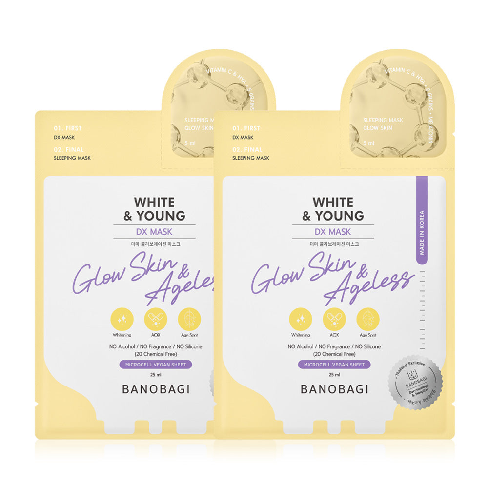 BANOBAGI Dx Mask White & Young 25ml + 5ml [2pcs] Facial mask sheet
