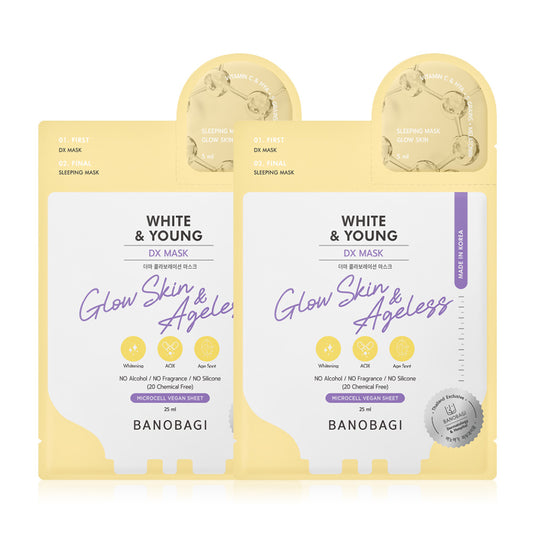 BANOBAGI Dx Mask White & Young 25ml + 5ml [2pcs] Facial mask sheet