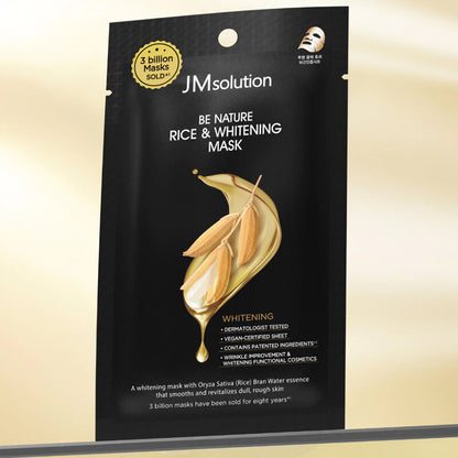 JM Solution Be Nature Rice & Whitening Mask 24ml