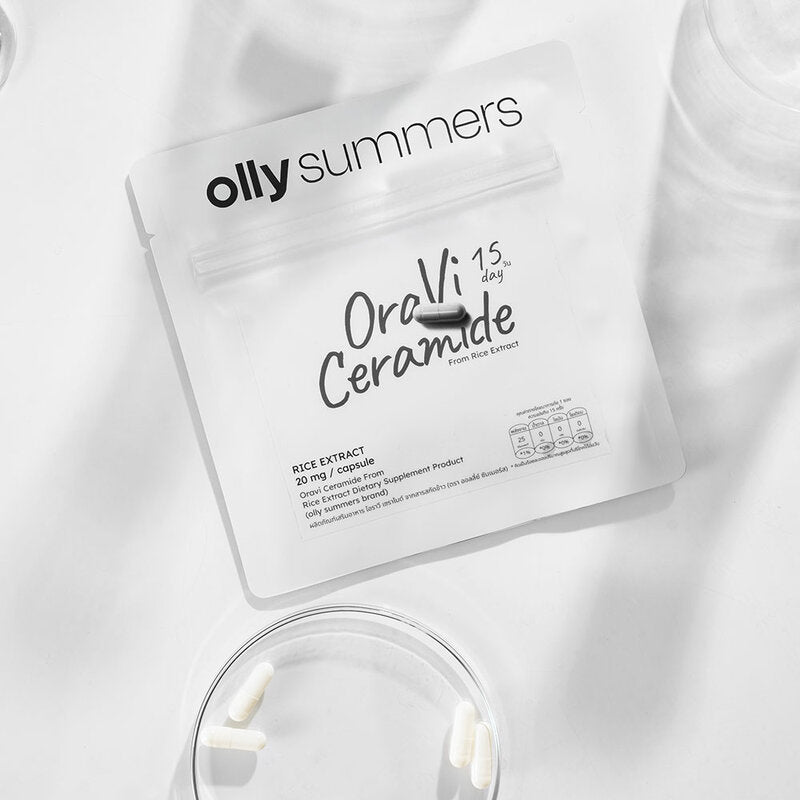 Olly Summers Oravi Ceramide 15 Capsules Dietary Supplement