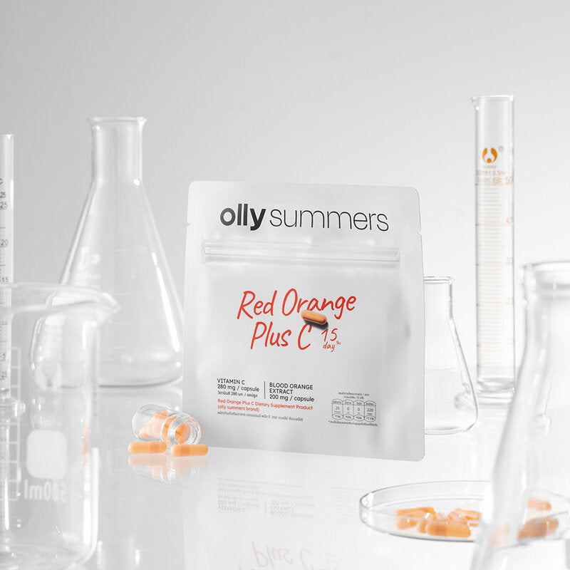 Olly Summers Red Orange Plus C Dietary Supplement 15 Capsules