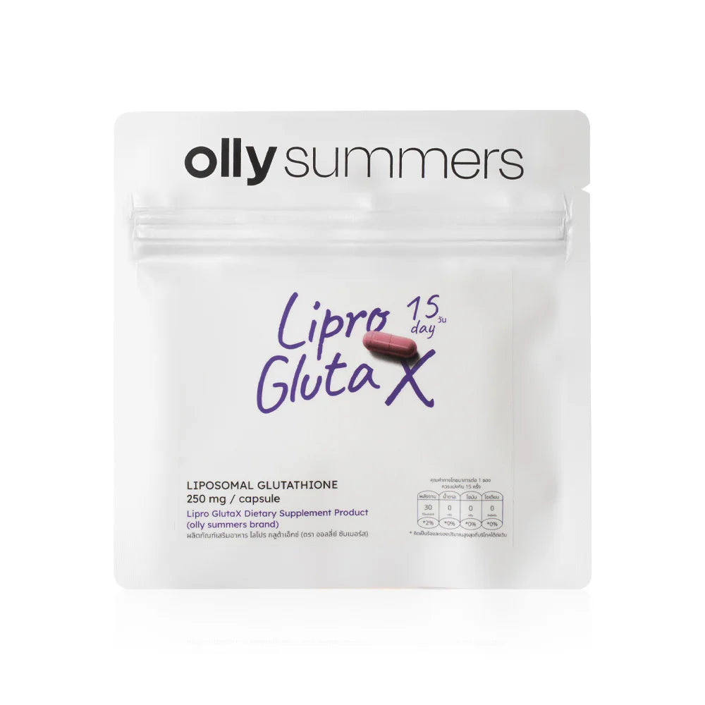 Olly Summers Lipro Gluta X Dietary Supplement 15 Capsules