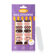 KVY Nail Stickers 14Tips Cute Raccoon #ZJ-0245