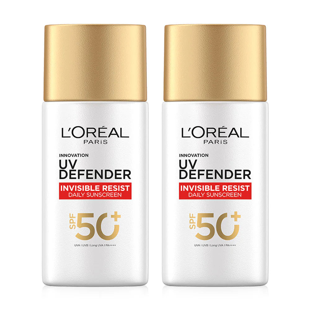 L'Oreal Paris UV Defender Invisible Resist SPF50 PA+ Long UVA Serum 50ml x 2pcs