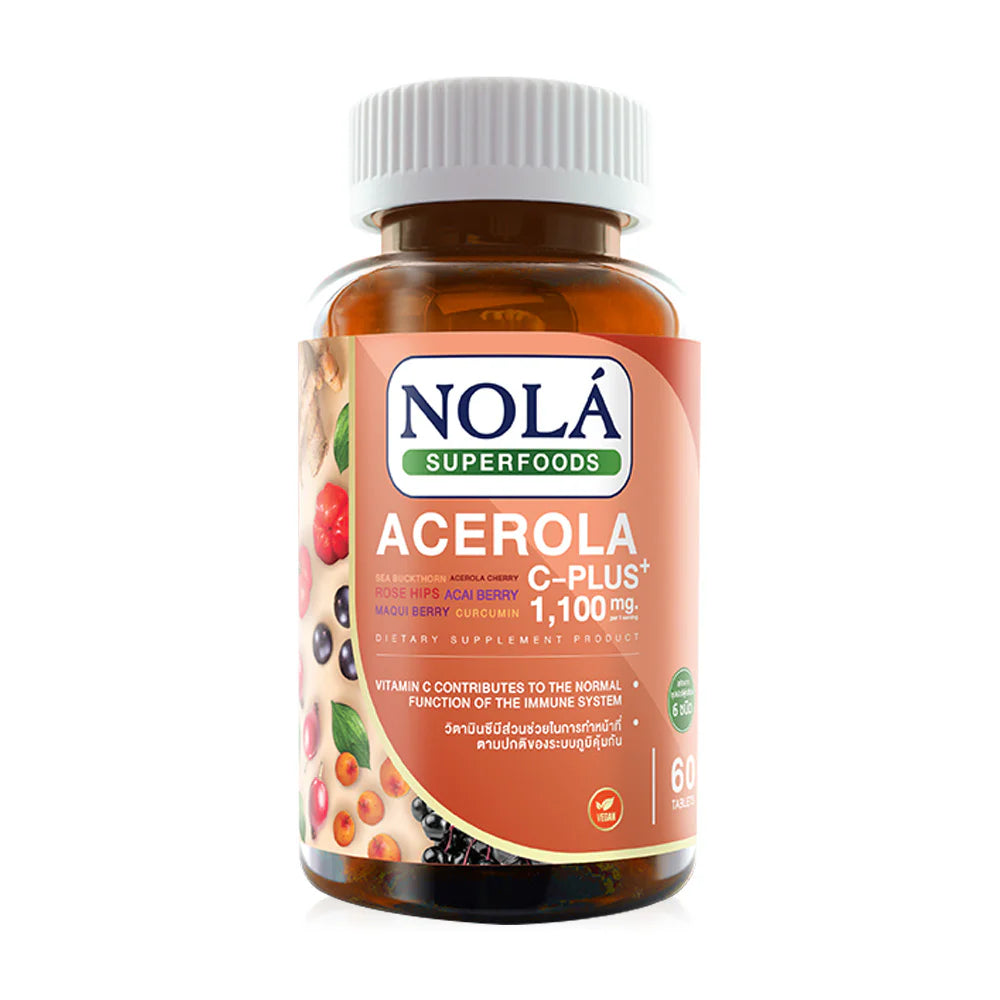Nola Superfoods Acerola Cherry Plus 60 Tablets