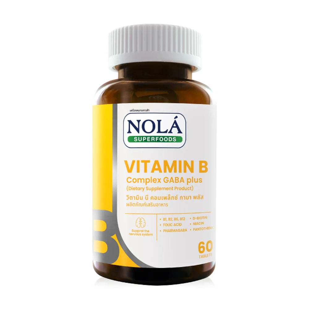 Nola Vitamin B Complex GABA Plus 60 Tablets