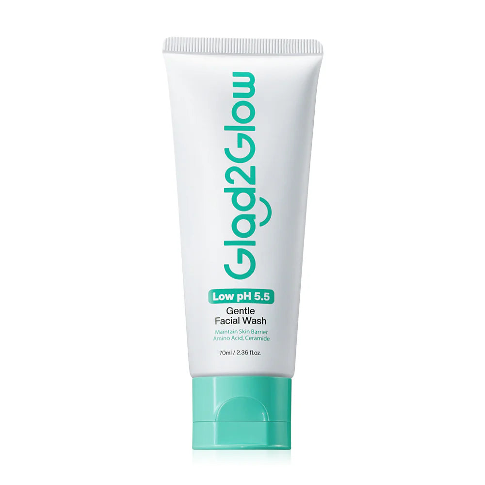 Glad2Glow Low pH 5.5 Gentle Facial Wash 70ml