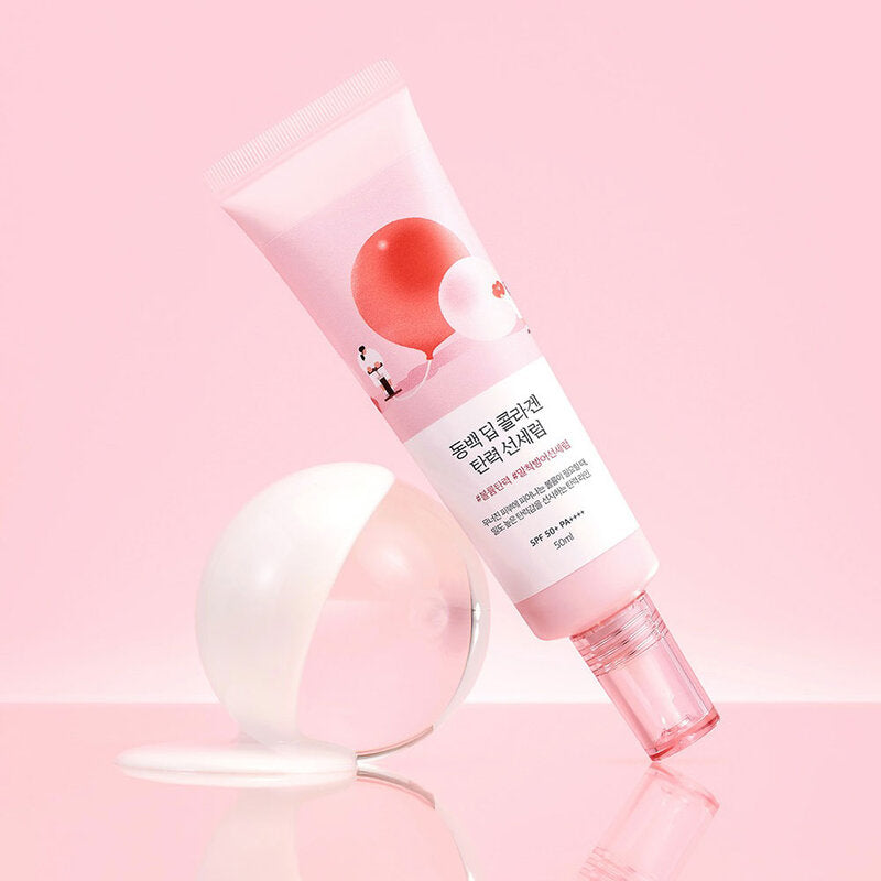 Round Lab Camellia Deep Collagen Firming Sun Serum SPF50+ PA++++ 50ml