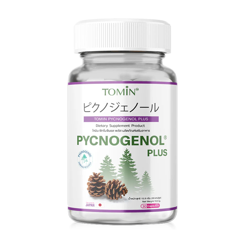 Tomin Pycnogenol Plus Dietary Supplement 30 Capsules