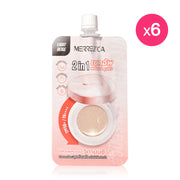 Merrezca Vit C Gluta Essence Cushion Sachet 5g x 6pcs #22 Light Beige