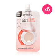 Merrezca Vit C Gluta Essence Cushion Sachet 5g x 6pcs #21 Light Nude
