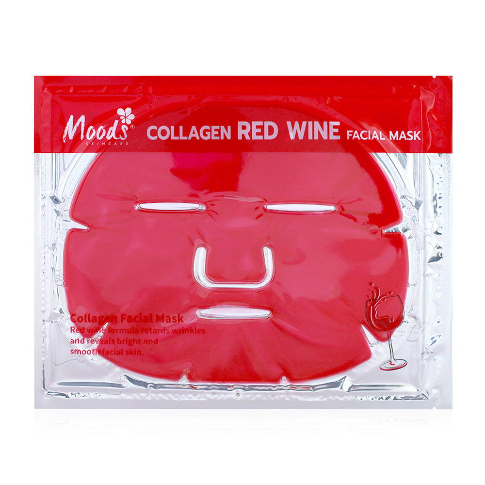 Moods Skin Care Collagen Red Wine Facial Mask 60g