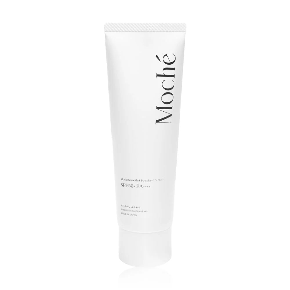 Moche Mochi Smooth & Powdery UV Shield SPF50+ PA++++ 80g Chemical Sunscreen