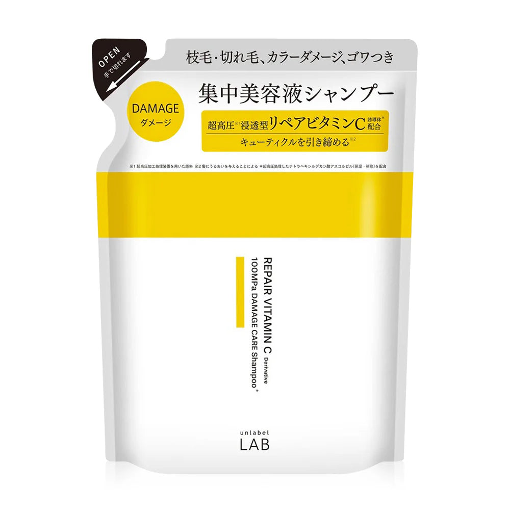 UNLABEL LAB Repair Vitamin C Damage Care Shampoo Refill 310ml