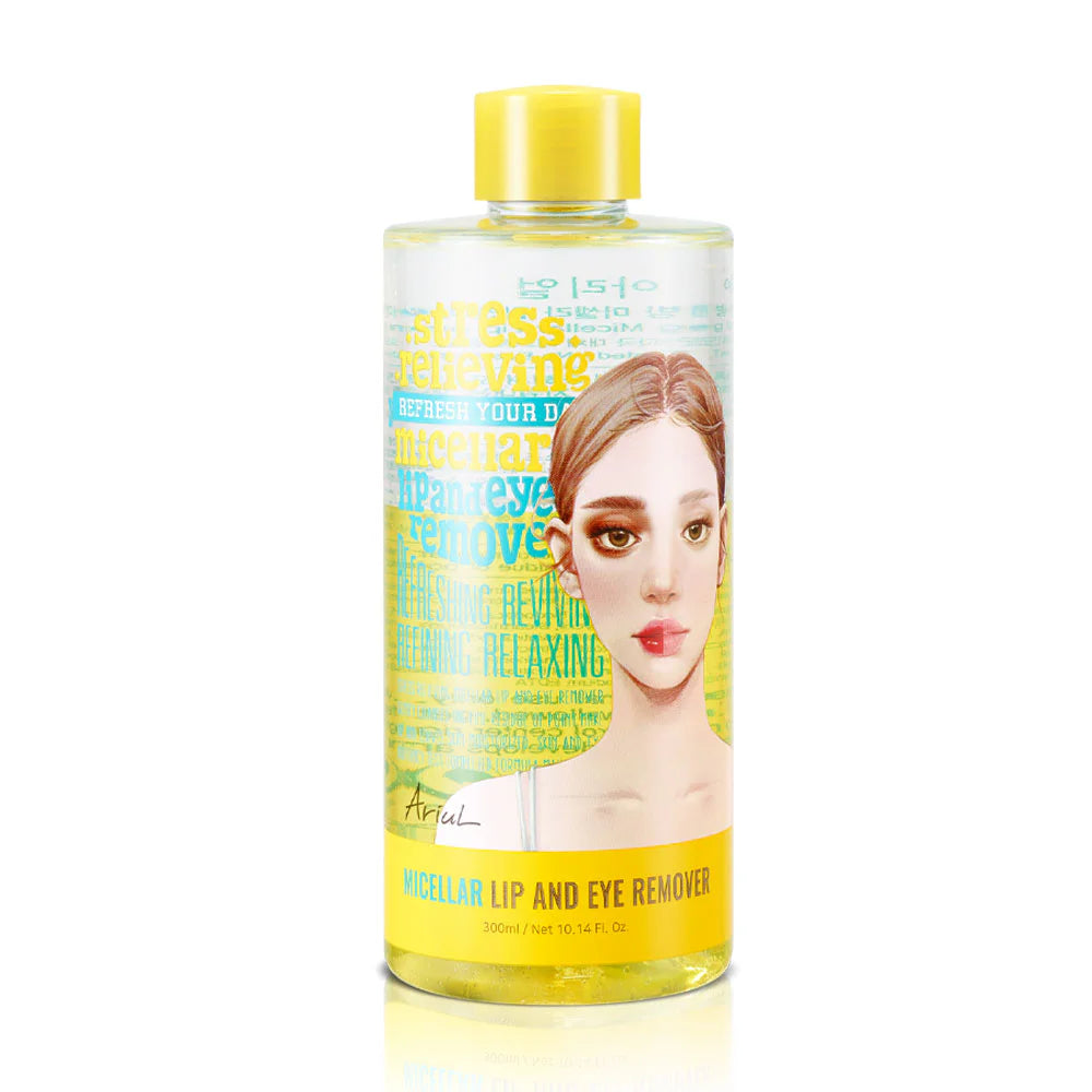 ARIUL Stress Relieving Micellar Lip and Eye Remover 300ml