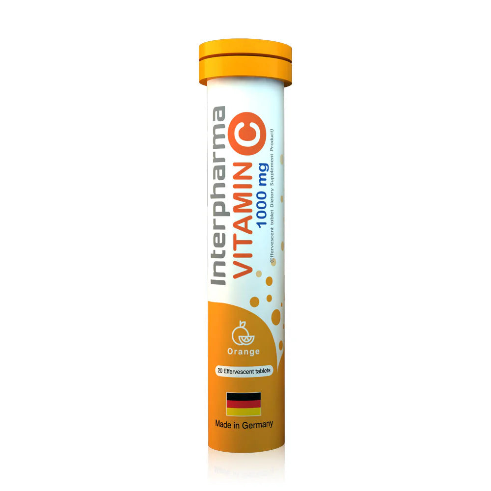 Interpharma Vitamin C 1000mg 20 Tablets