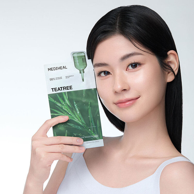 Mediheal Teatree Essential Mask Calming Moisture Box 24ml x 4pcs