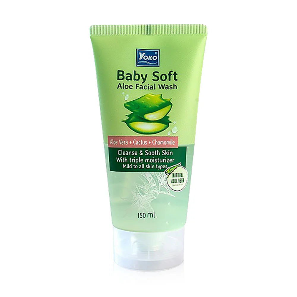 Yoko Baby Soft Aloe Facial Wash 150ml
