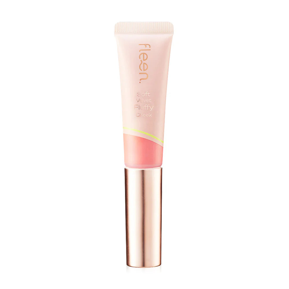 Fleen Beauty Soft Velvet Fluffy Cheek Blush On 10g #24 Coral Tulip