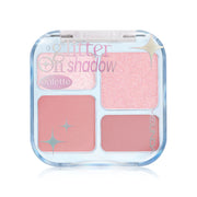 Mei Linda Glitter On Shadow Palette 6.8g #01 Strawberry Sunrise