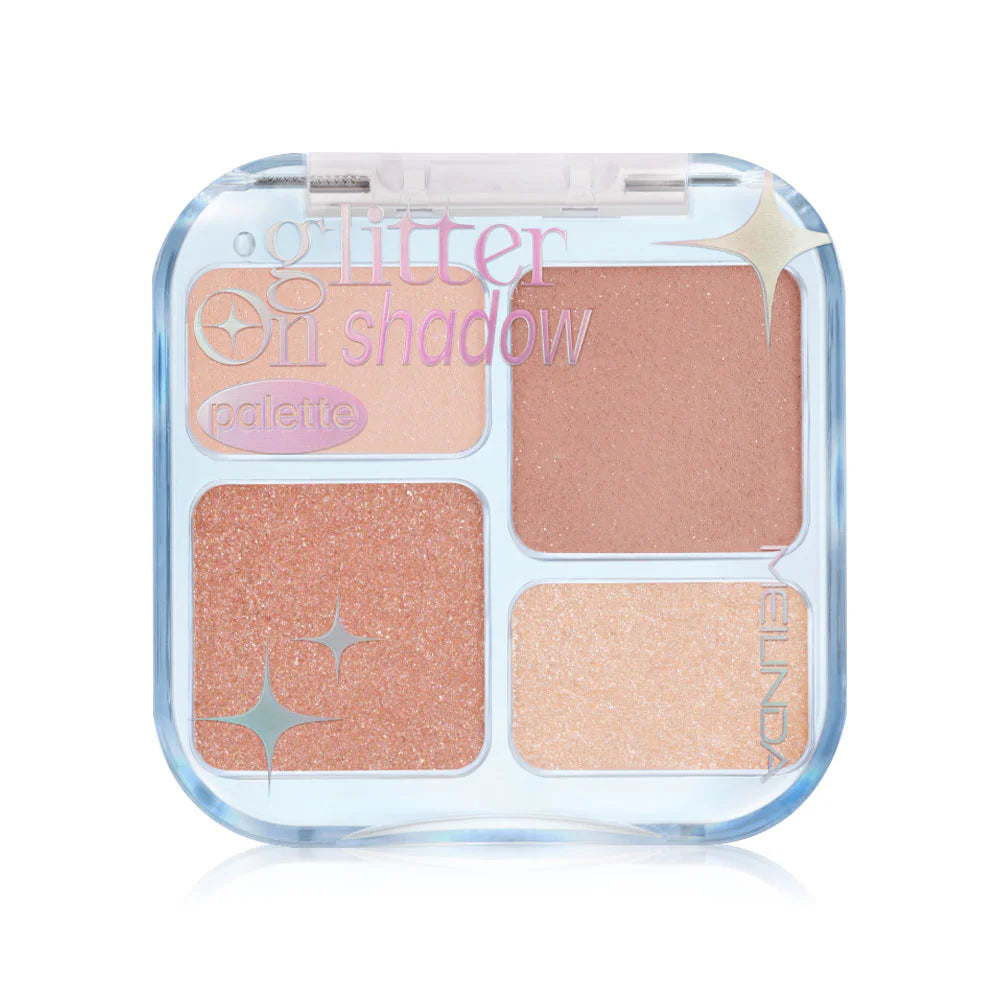 Mei Linda Glitter On Shadow Palette 6.8g #04 Whiskey Sour