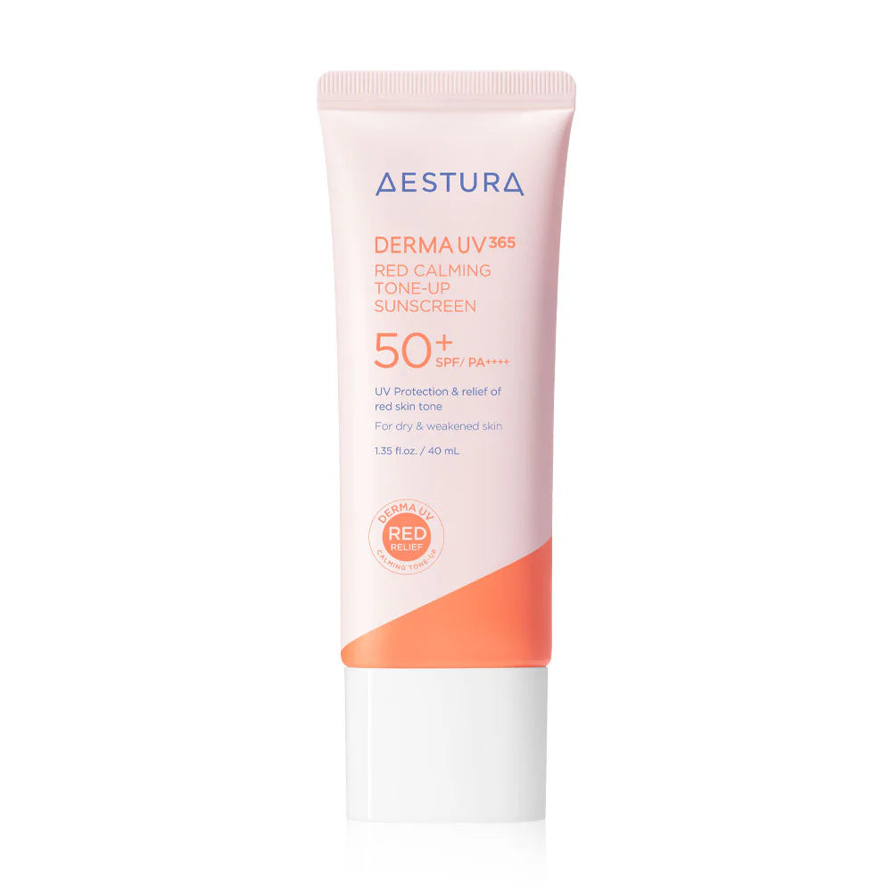 AESTURA Derma UV365 Red Calming Tone Up Sunscreen SPF50 PA+++++ 25ml
