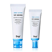 SNP PDRN Ectoin UV Aging Recovery Sun Serum Set [50ml + 20ml]