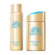 Anessa Set 2 Item Perfect UV Sunscreen Spray NA SPF50+ PA++++ 60g + Perfect UV Sunscreen Milk NA SPF50+ PA+++++ 60ml