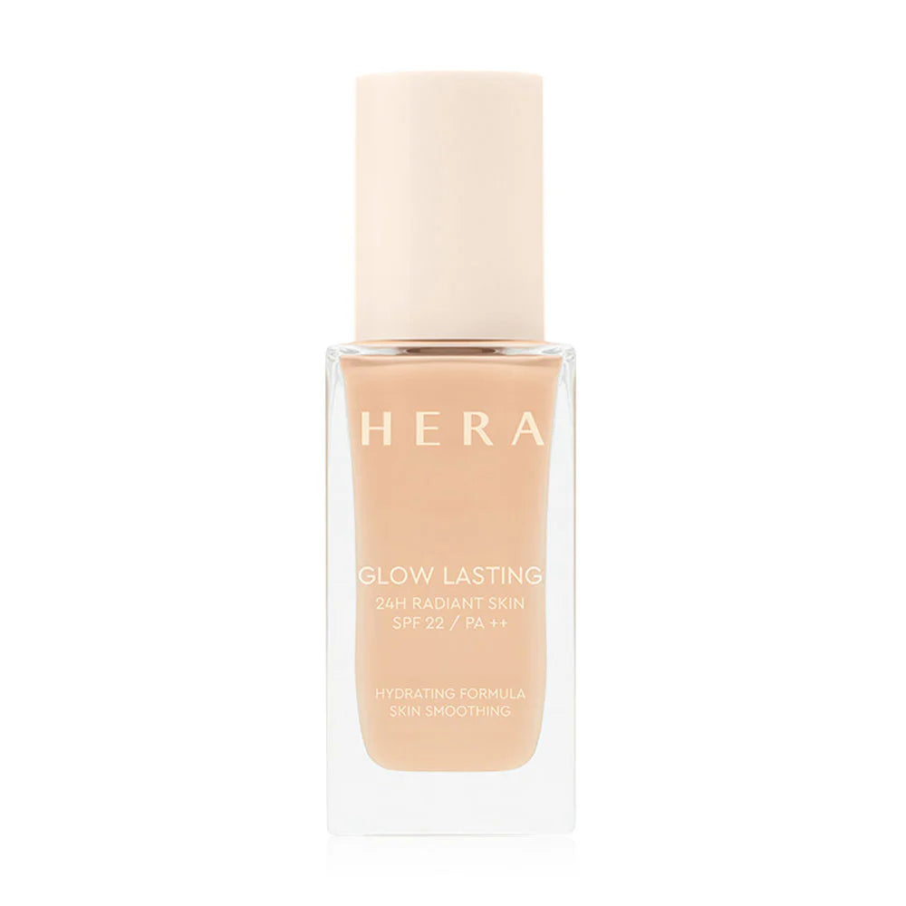 HERA Glow Lasting 24H Longwear SPF22 PA++ Foundation 30g Shade #25N1 Amber