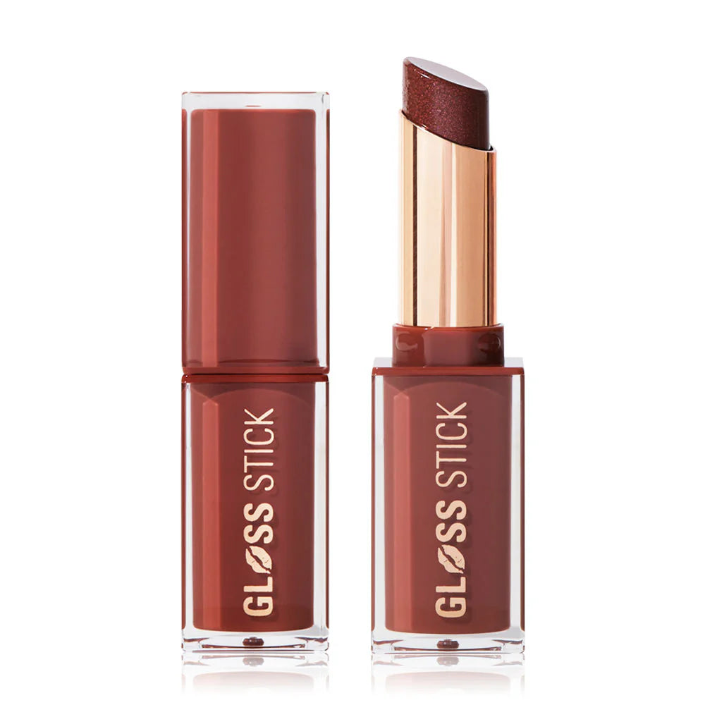 Makeup Revolution Pout Lip Gloss Stick 3g #Shimmer Toasted Caramel
