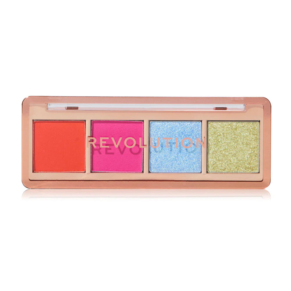 Makeup Revolution The Icon Edit Mini Eyeshadow Palette 0.7g #Vibrant Brights