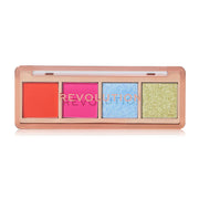 Makeup Revolution The Icon Edit Mini Eyeshadow Palette 0.7g #Vibrant Brights