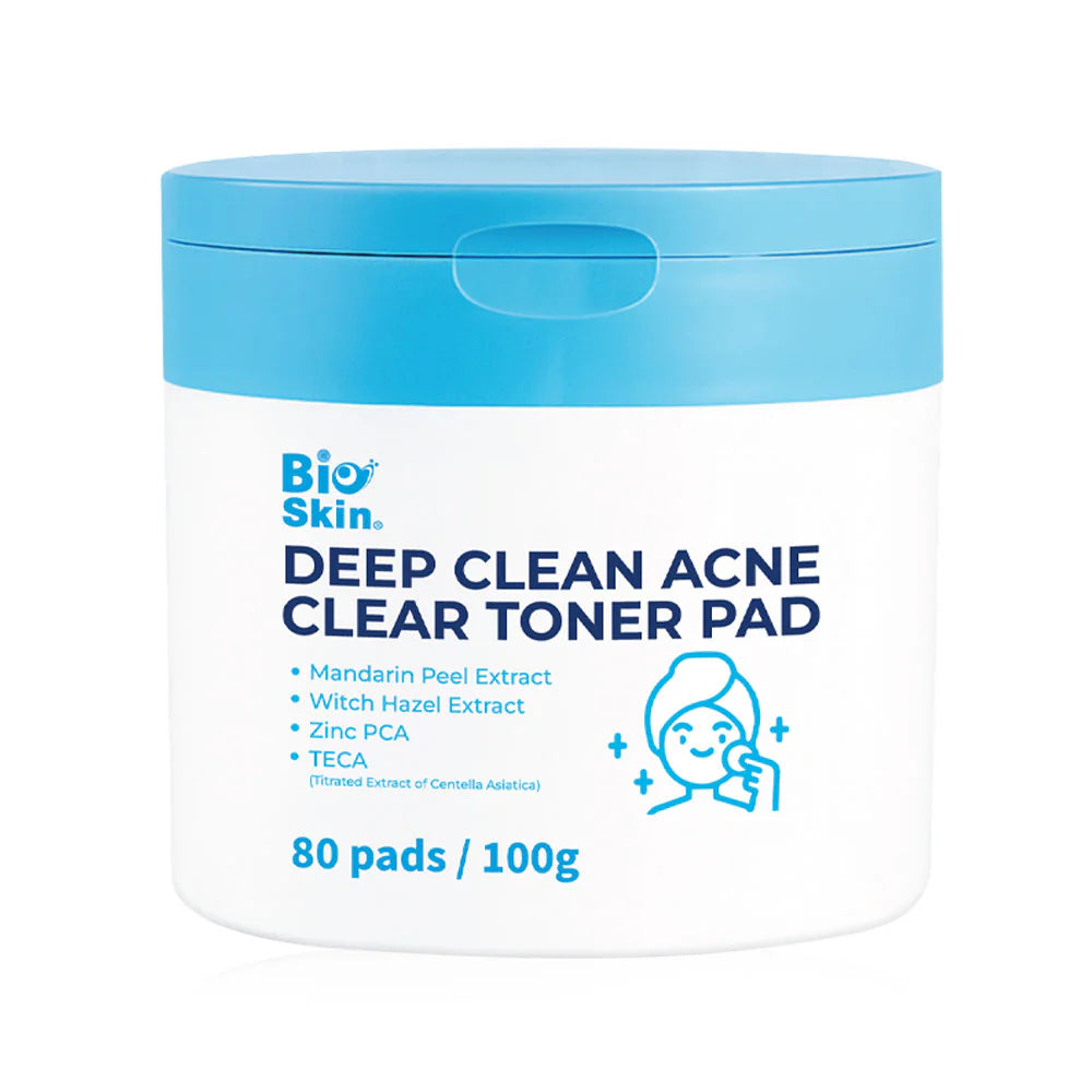 Bioskin Deep Clean Acne Clear Toner Pad 100g