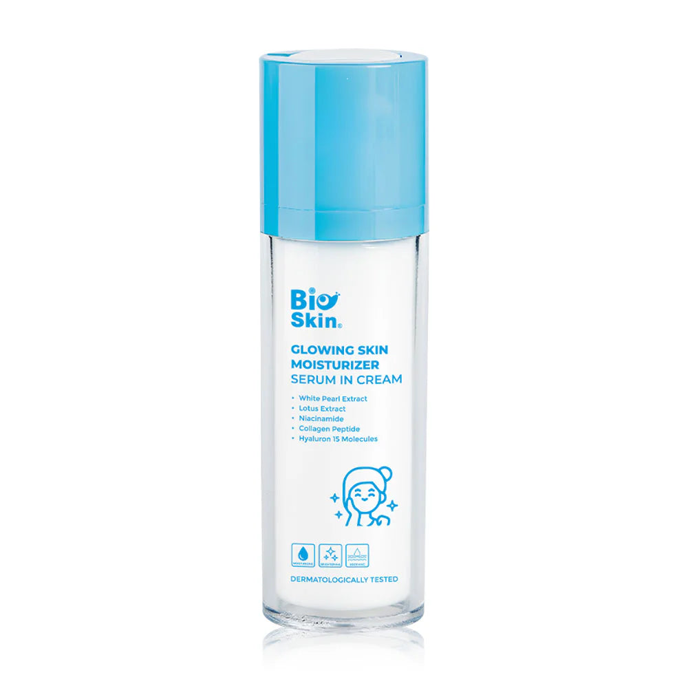 Bioskin Glowing Skin Moisturizer Serum In Cream 30g