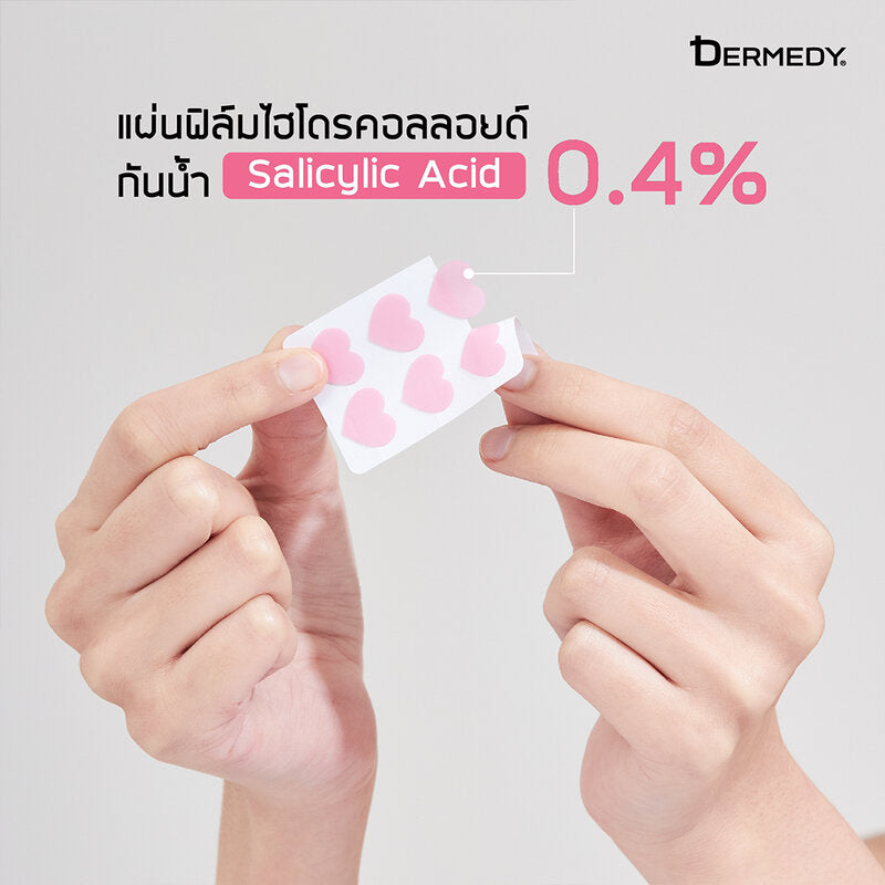 DERMEDY AC Clear Patch Mini Heart Acne Patch 6 Dots
