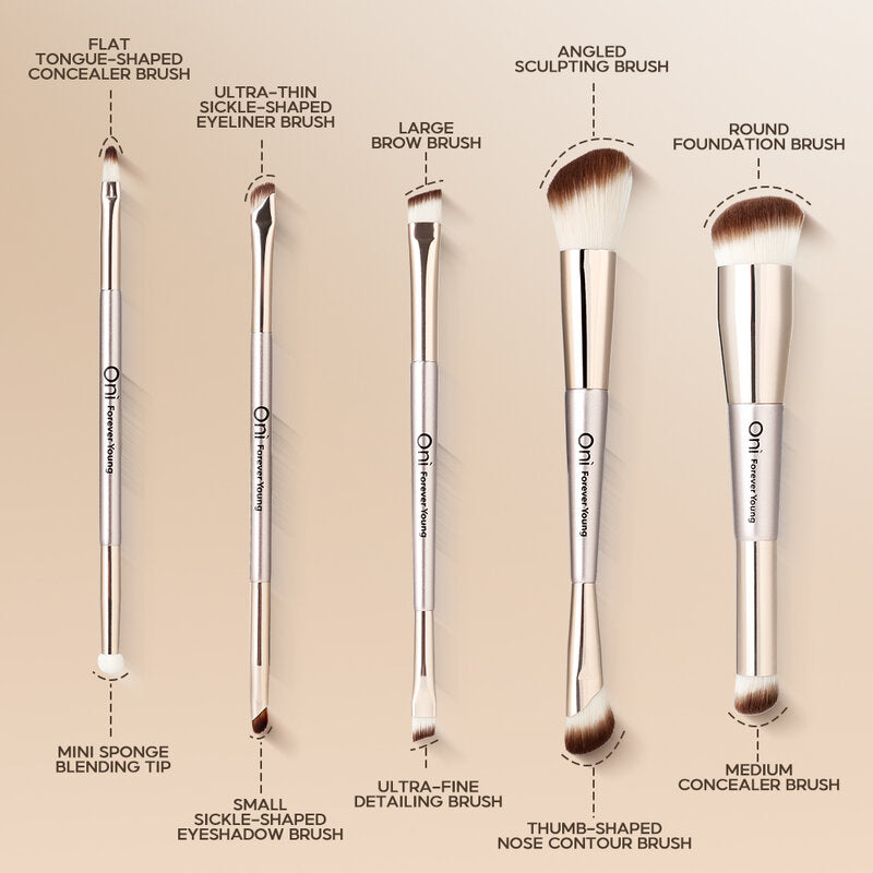 Oni Dual-Ended Foundation & Concealer Brush