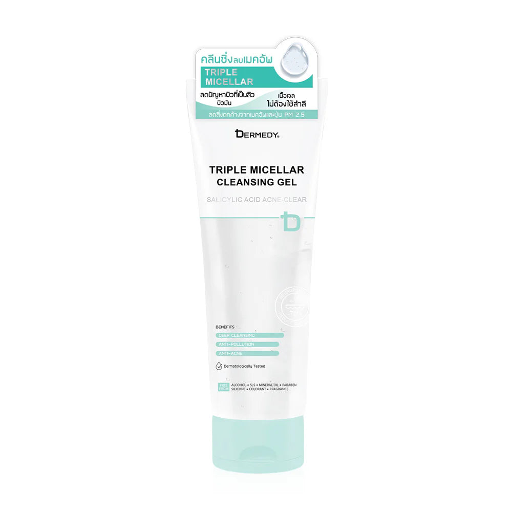 DERMEDY Triple Micellar Salicylic Acid Acne-Clear Cleansing Gel 200g