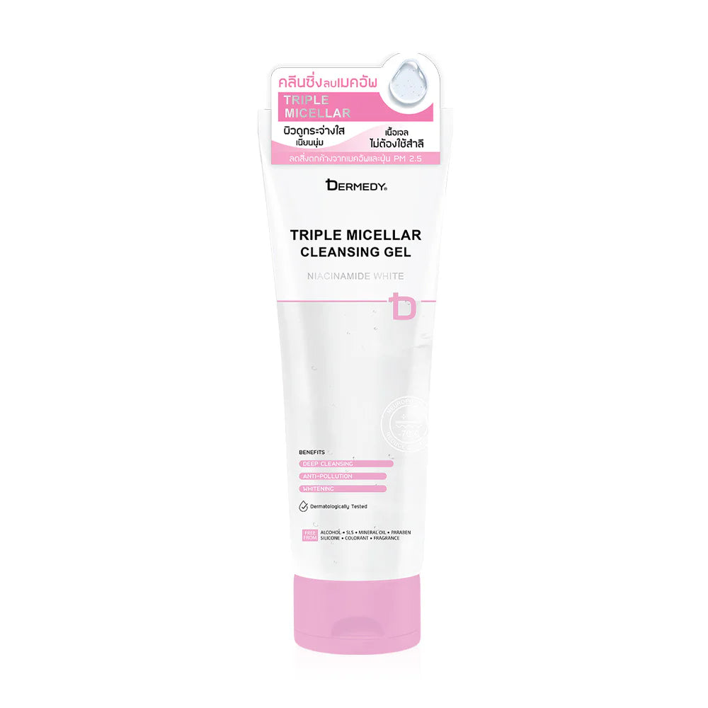 DERMEDY Triple Micellar Niacinamide White Cleansing Gel 200g
